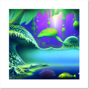 Fantasy Imaginary Seascape, Amazing Nature Posters and Art